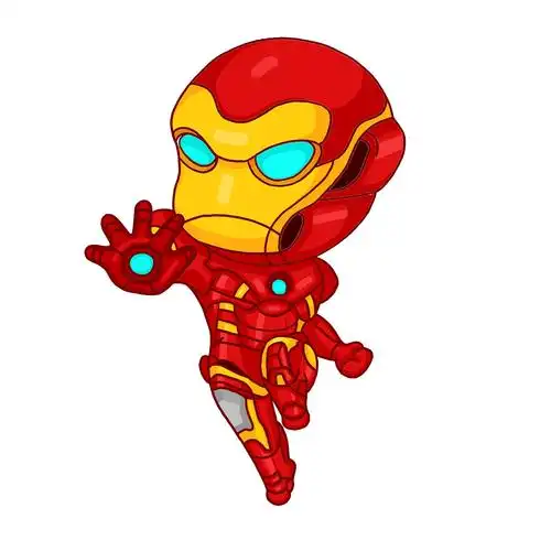 复仇者联盟手绘q版形象