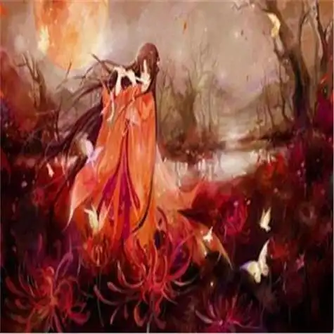 古风曼珠沙华头像女生