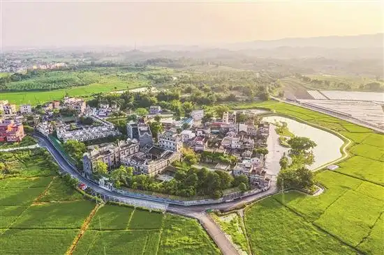 江门开平塘口镇祖宅村(开平市委宣传部供图)