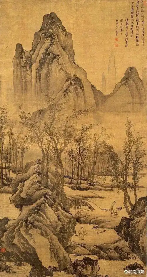 明代大家唐寅的山水画