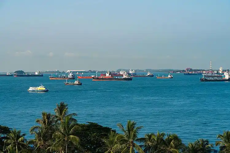 新加坡马六甲海峡_高清图片_全景视觉