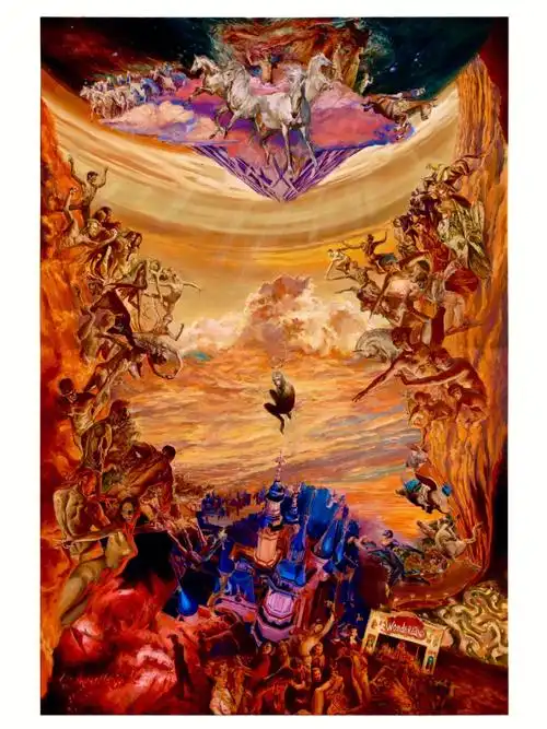 国美绘院油画系毕业作品闹天宫