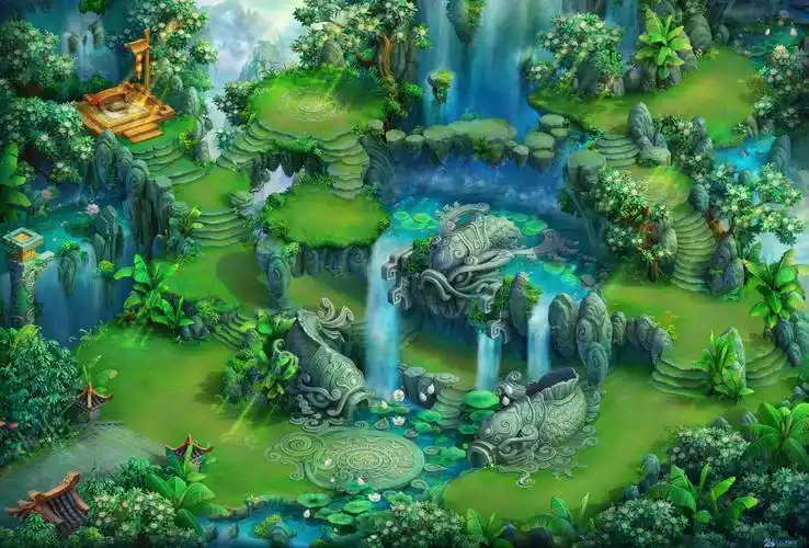 3转2游戏地图 10p_3渲2场景资源区 _ cg游麟网游戏美术制作交流平台