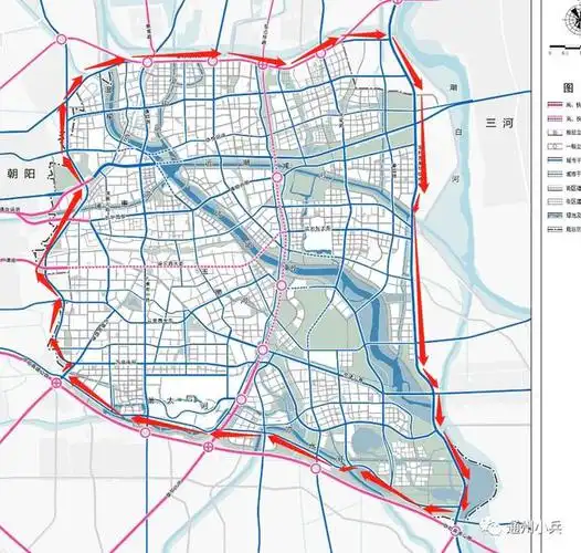 结合这些规划道路可以看出,未来沿着北京城市副中心155平方公里范围
