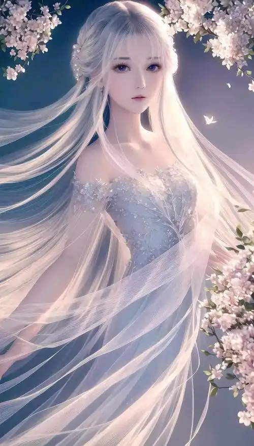 二次元少女壁纸,仿佛是梦幻般的存在