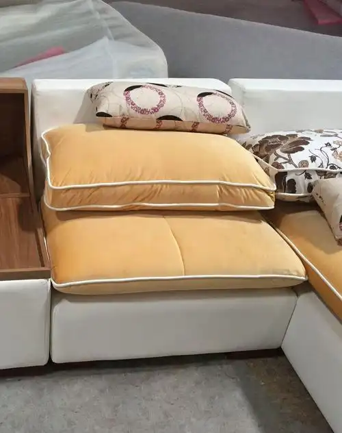 雅林家具专场直发货现代简约时尚皮布沙发组合配送边几yl5881-a1_唯品