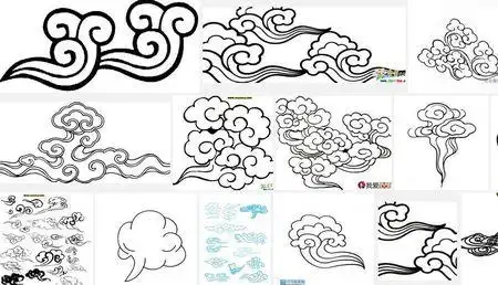 简笔画,古代神仙脚下踩的云彩怎么画?