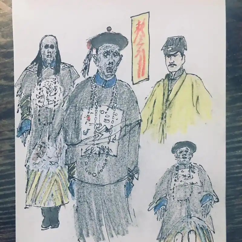 画画 #简笔画 #僵尸 #林正英 - 抖音