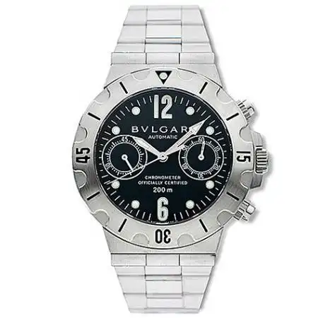 宝格丽 - bvlgari宝格丽 银色diagono pro acqua专业潜水男士计时腕表