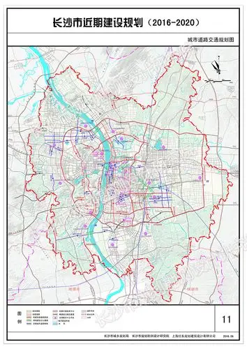 城市道路交通规划图