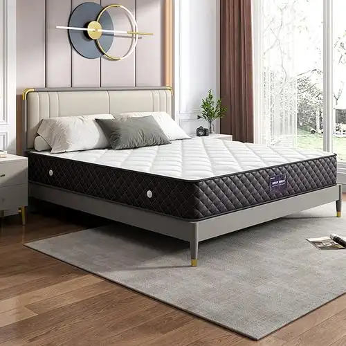 ins风卧室皮艺床双人皮床梳妆台凳组合套装家具116015ktz