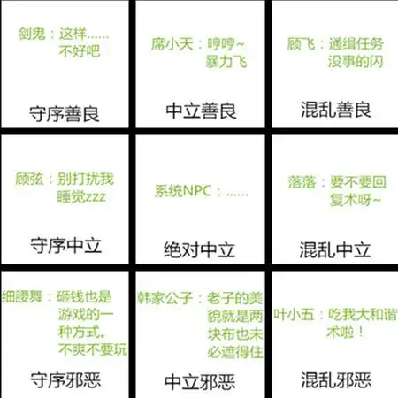 阵营九宫格【x-上林宛