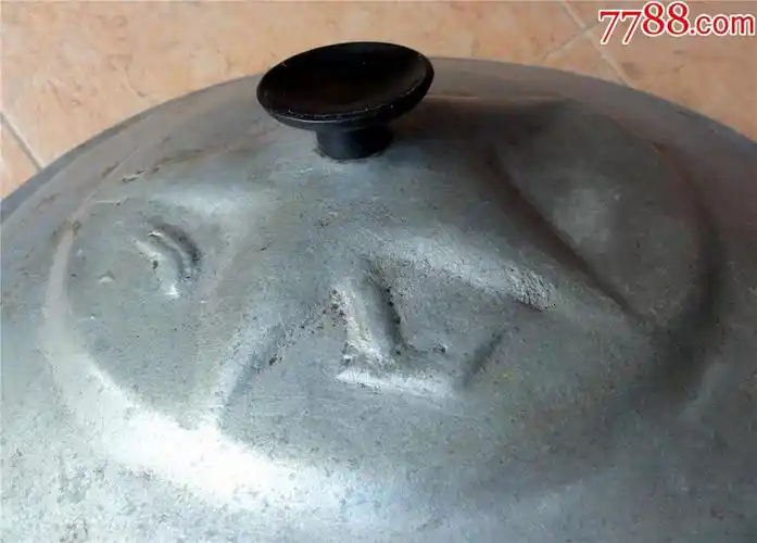 怀旧收藏2111解放初大号厚料五角星八一盖铝制行军锅一套16kg