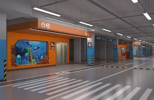 海上花院3d车位效果图智能系统更从容海上花院地下产权车位拥有红外