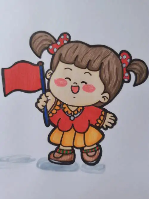 儿童画人物  #色彩  #儿童画