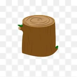 卡通树桩免抠图下载