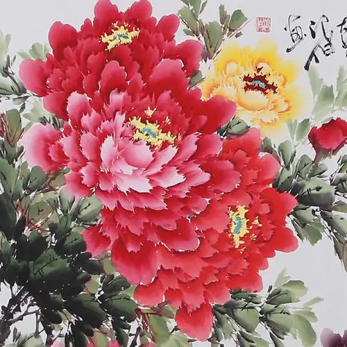 【即刻拍】张浪伯《花开富贵》专业牡丹画家