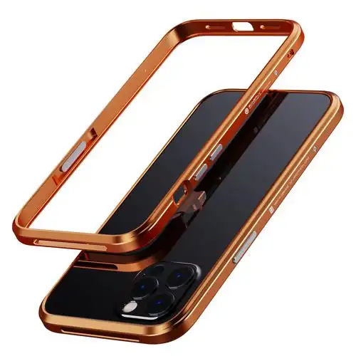 适用于iphone13promax手机苹果13mini铝合金属边框质感防摔保护壳