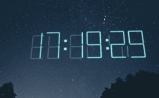 wallpaperengine动态酷炫时钟壁纸