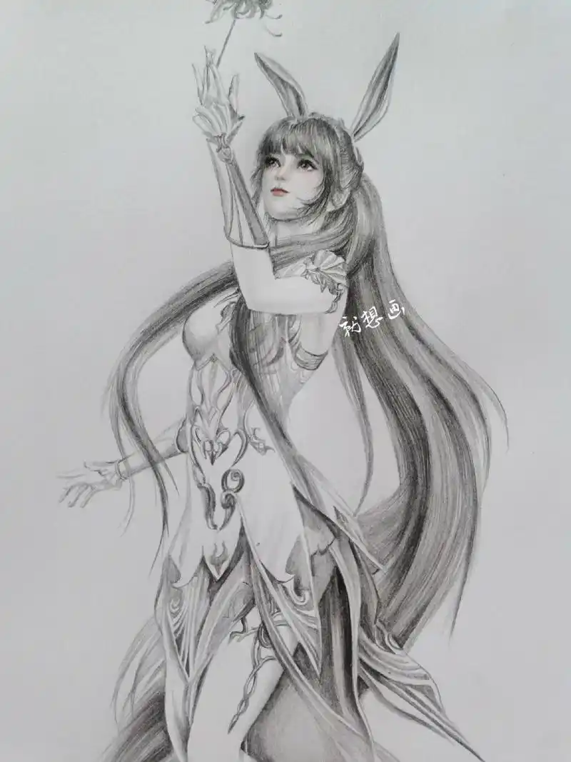 小舞 #手绘 #画画 小舞全身手绘画完了949494 - 抖音