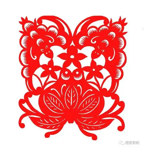 动物纹样剪纸第85节 蝴蝶蝙蝠小结