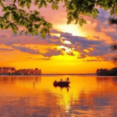 落日黄昏唯美图片头像