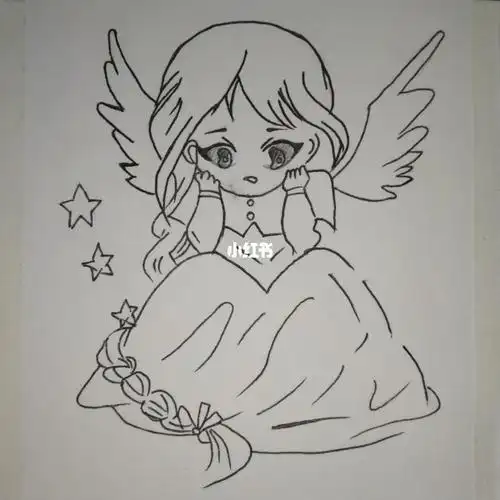 天使怎么画天使怎么画简单又漂亮