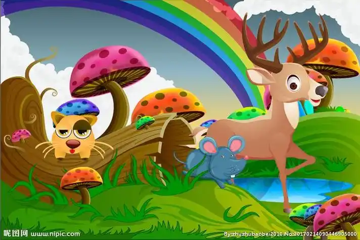 森林动物世界简笔画 森林动物世界简笔画图片