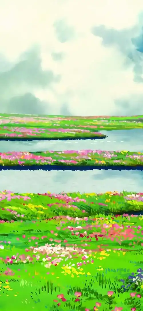 超级养眼的动漫风景场景壁纸,宫崎骏的美好世界.