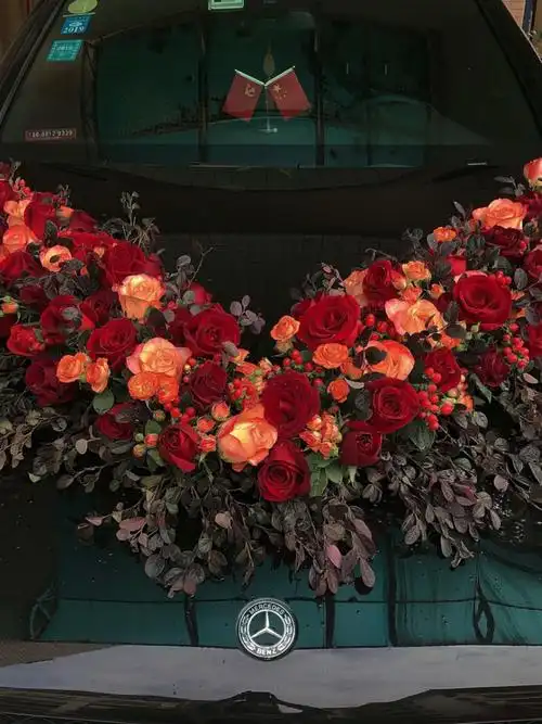 婚车花泥大v型带吸盘式主婚车车头花车头车装饰插花材料长方-阿里巴巴