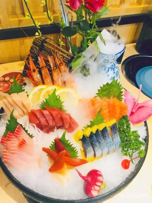 揽渔日式海鲜火锅(中南店)刺身拼盘图片