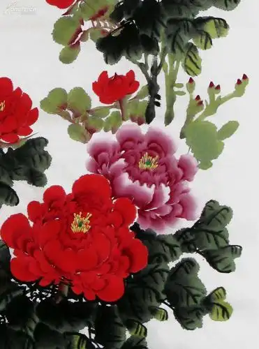 李东方国画六尺写意牡丹精品《花开富贵》◆◆◆编号3103,拍品信息