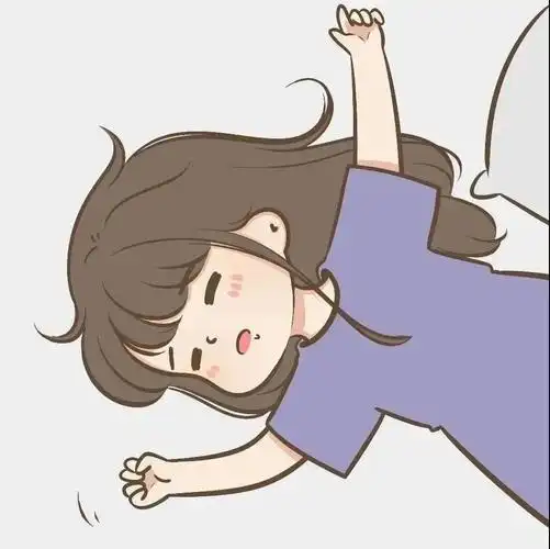 这对情侣头像太可爱了,这睡姿太像我和我对象了