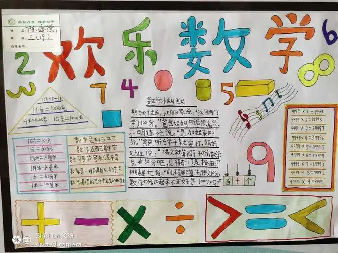桂花学校"桂美艺术节"——数学小报篇