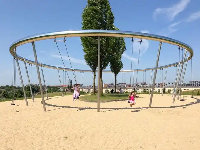 户外儿童大型无动力游乐设施 圆形/环形大秋千 秋千王国圆盘秋千