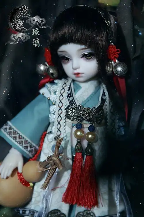 包邮 龙魂人形社 通贩 1/6 bjd/sd娃娃 女娃 琉璃 6分bb女娃-淘宝网