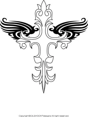 宗教十字图腾素材