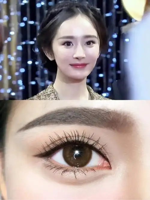 学杨幂灵动有神眼妆眼睑下至双倍大眼