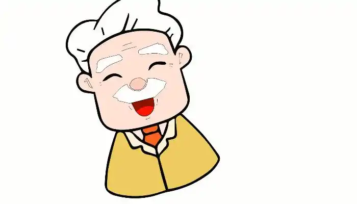 可爱老爷爷简笔画 可爱老爷爷简笔画画法