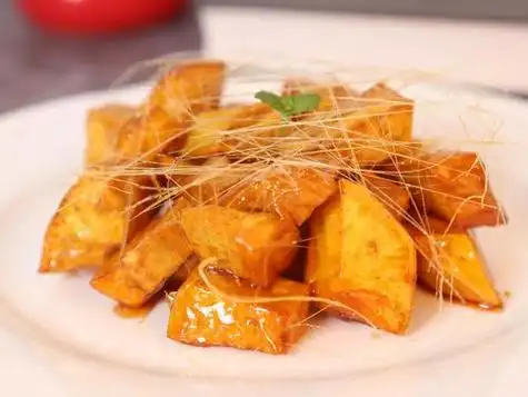 美食精选拔丝芋头麻辣酥鱼手撕鸡凉拌芝麻菠菜