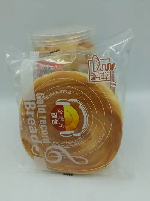 游世家族 90g金唱片面包 袋装 零食小吃 面包批发