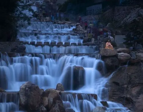 云水禅心 天台山大瀑布