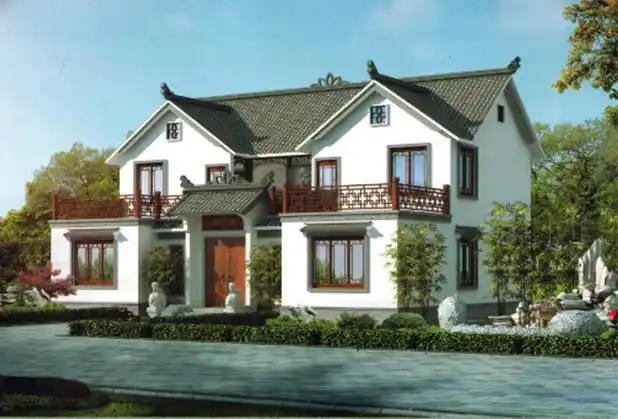 达州四合院轻钢别墅