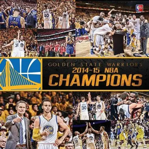 nbagoldenstatewarriors夺下201415球季总冠军团队篮球正式降临