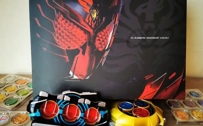 3000块的十周年csm豪华版 腰带 开箱 假面骑士ooo 10周年纪念 【汪星