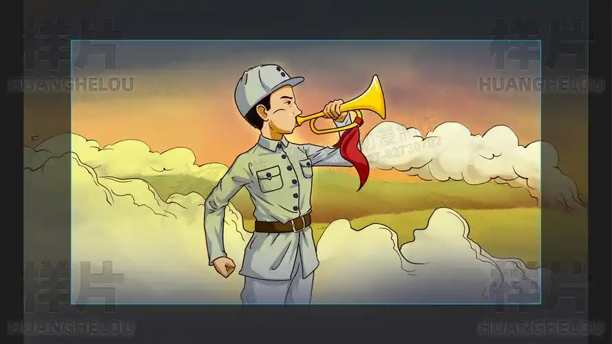 手绘动漫《蒋永孚》抗日爱国革命英雄人物动画片视频
