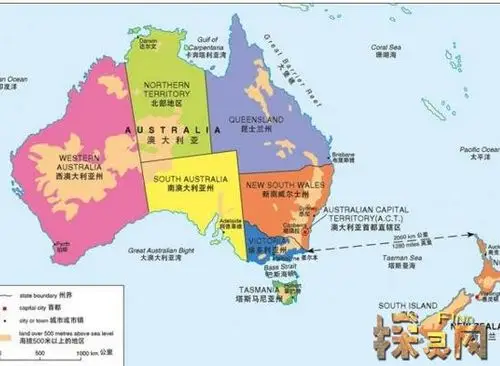 澳大利亚的领土面积有769.