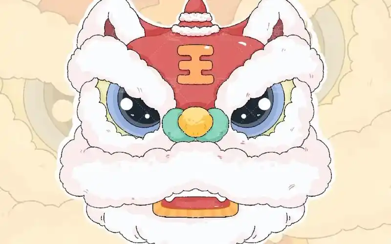 【原创】佛山小醒狮绘制过程啦啦啦