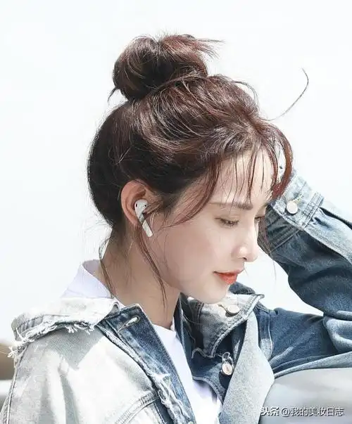 网红蓬松丸子头扎法丸子头怎么扎好看又蓬松