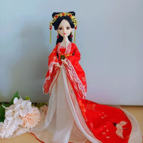 迦图鲮古风芭比娃娃中国风古装全套30厘米原创古风换装女孩儿童生日